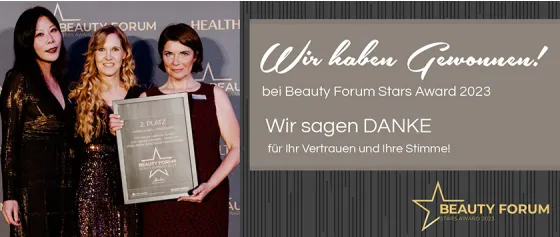 We Won! A Shining Evening at the Beauty Forum Stars Award 2023