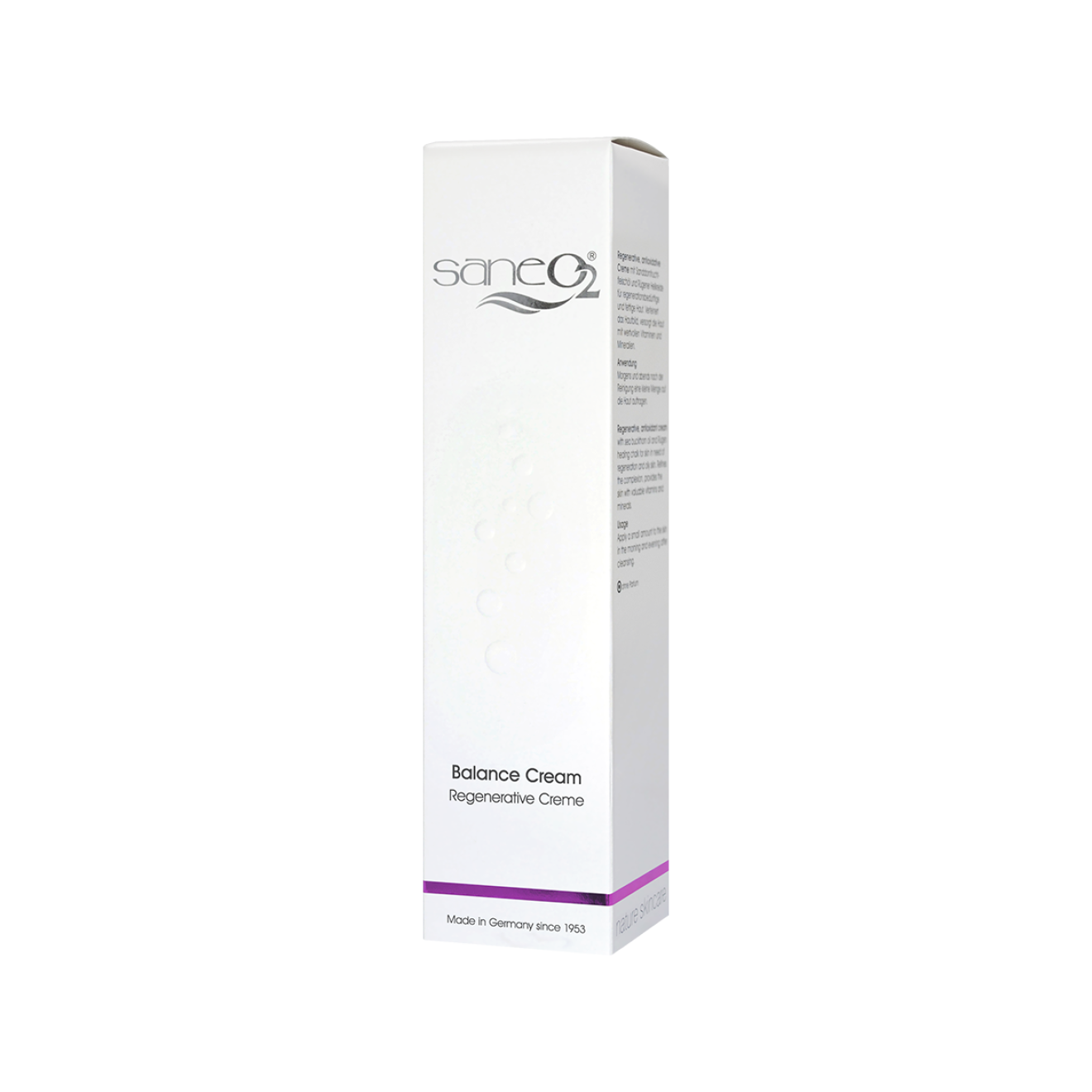 SaneO2® Balance Cream - Regenerative Creme