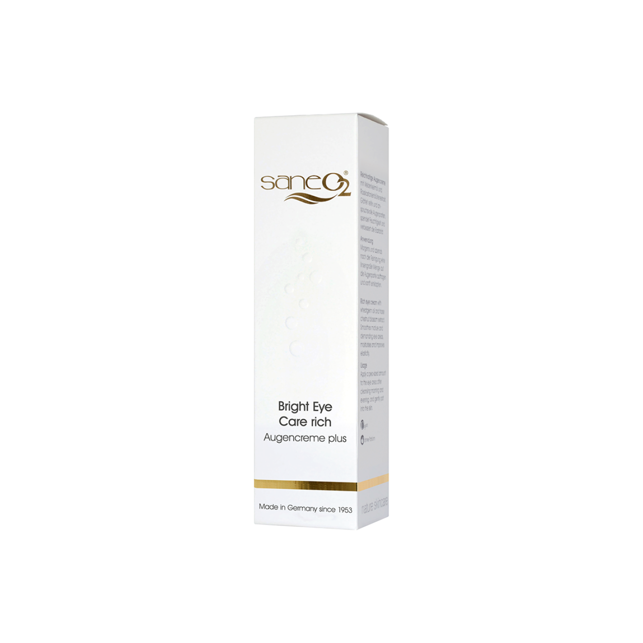 Reichhaltige AugencremeSaneO2® Bright Eye Care Rich - Augencreme