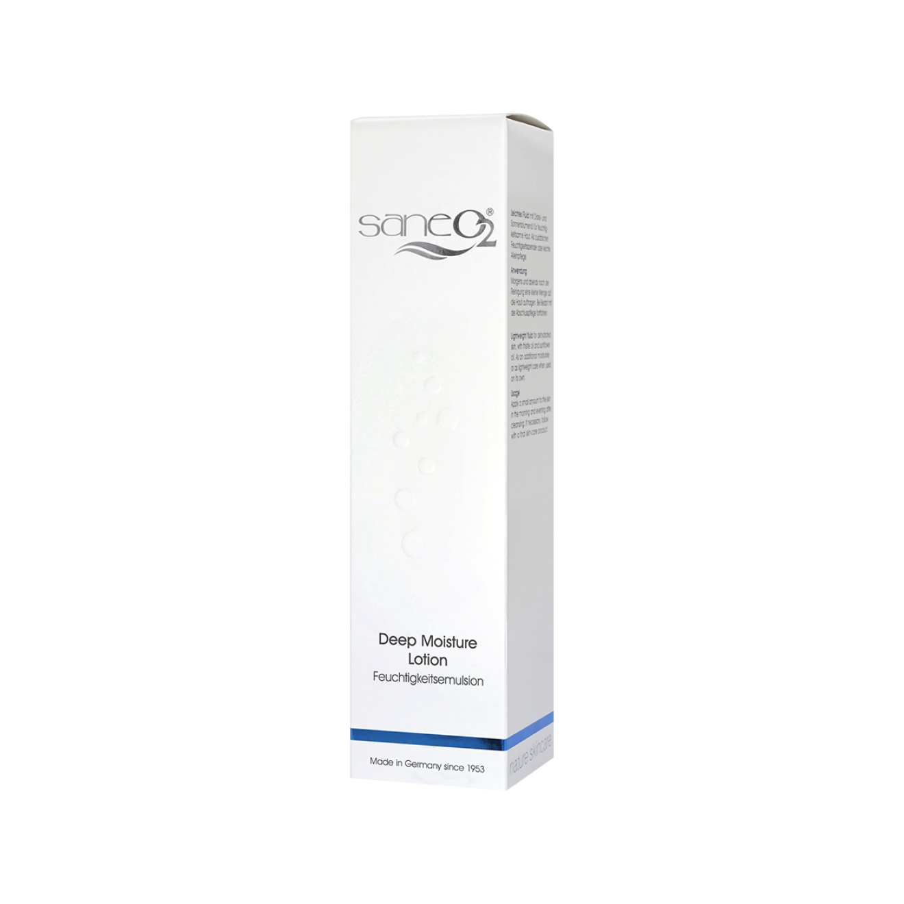 SaneO2 Deep Moisture Lotion Feutigkeitscreme