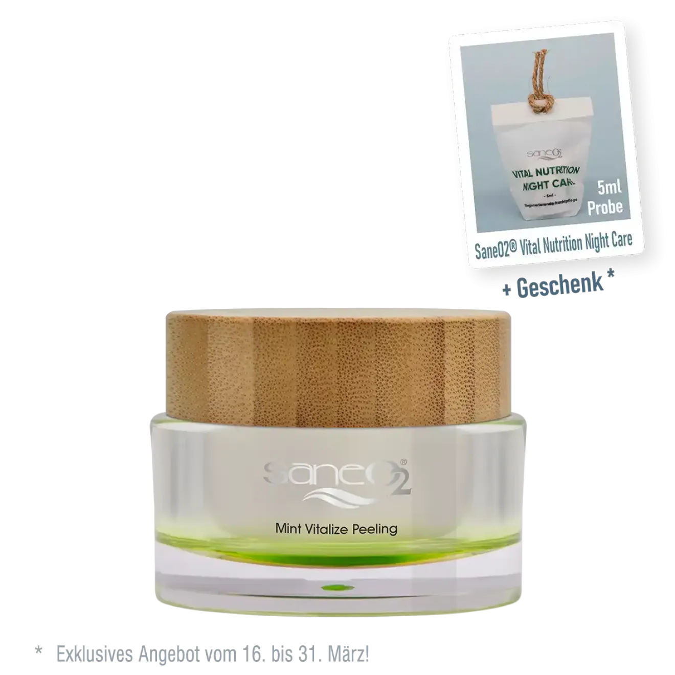 SaneO2® Mint Vitalize Peeling 50 ml - Minzpeeling