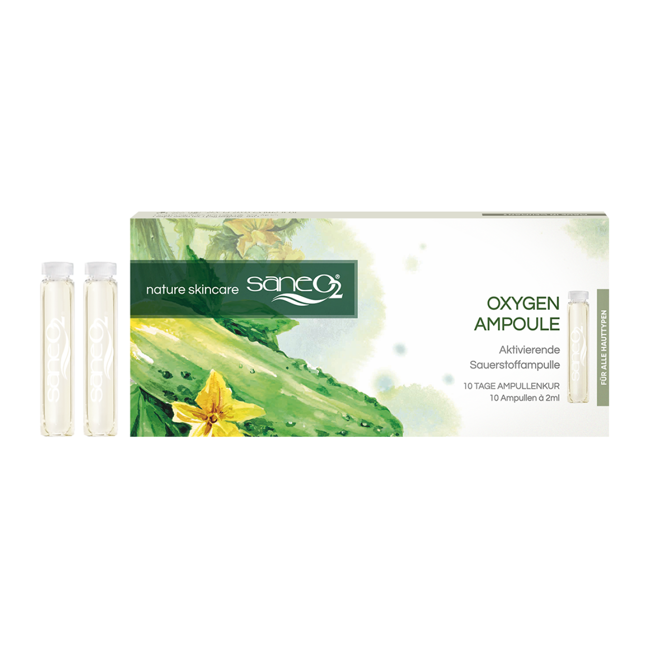 Saneo2 Oxygen Ampoule strafft und glättet die Haut