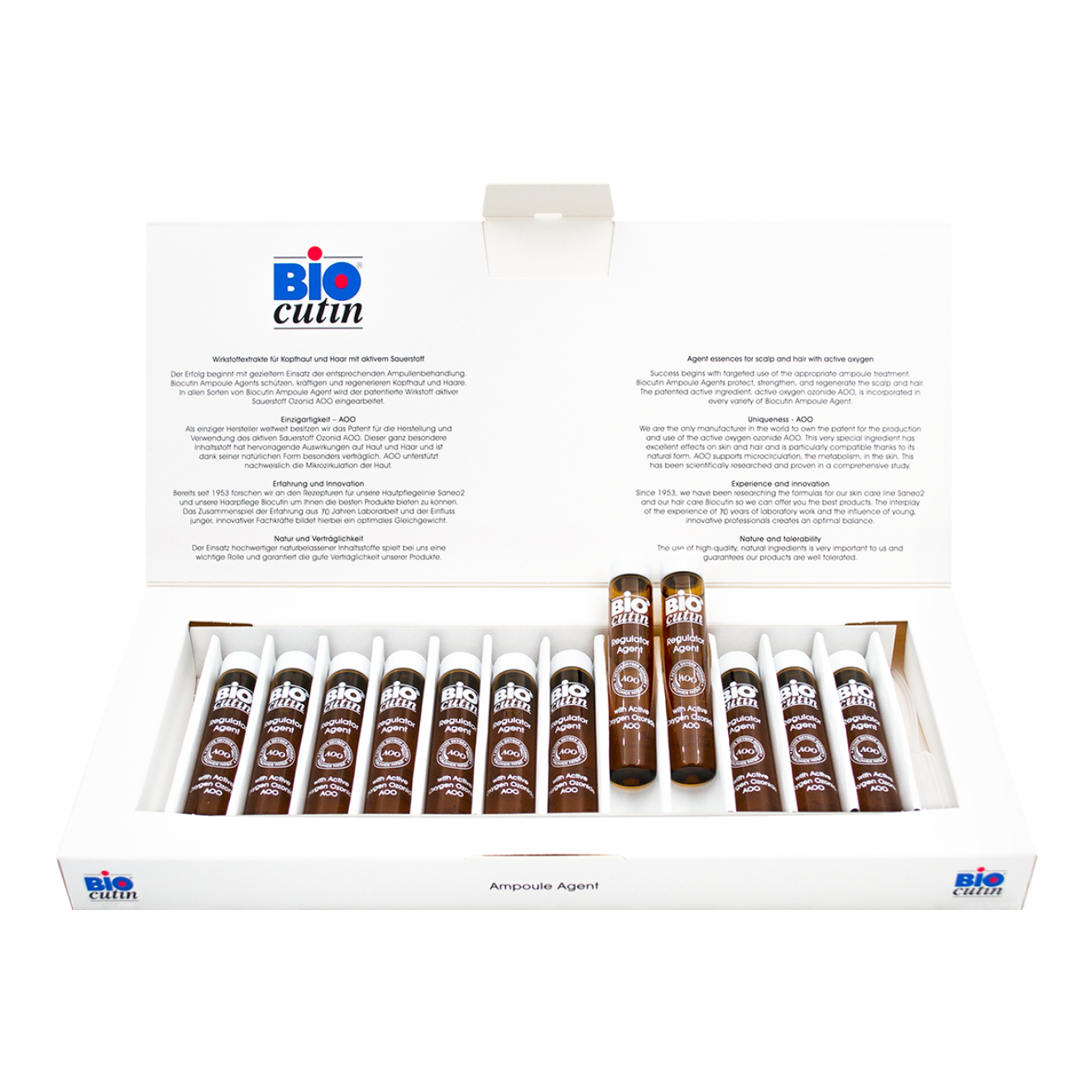 Biocutin® Regulator Agent 12x10mL hair growth treatment