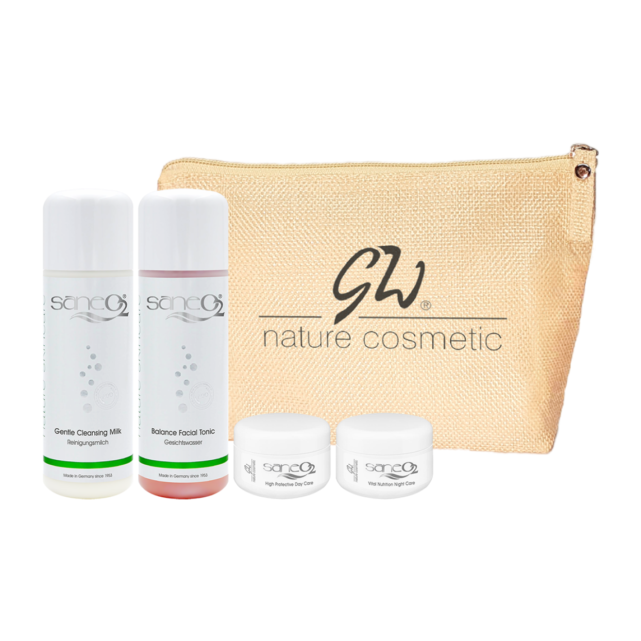 SaneO2® Starter Set für normale Haut Reiseset