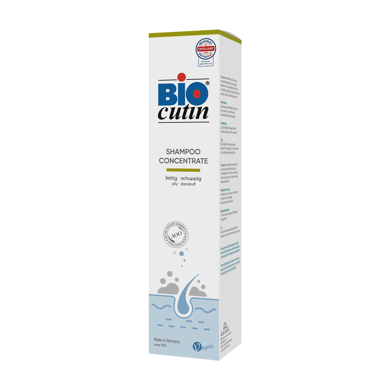 Biocutin shampoo for oily and flaky hair