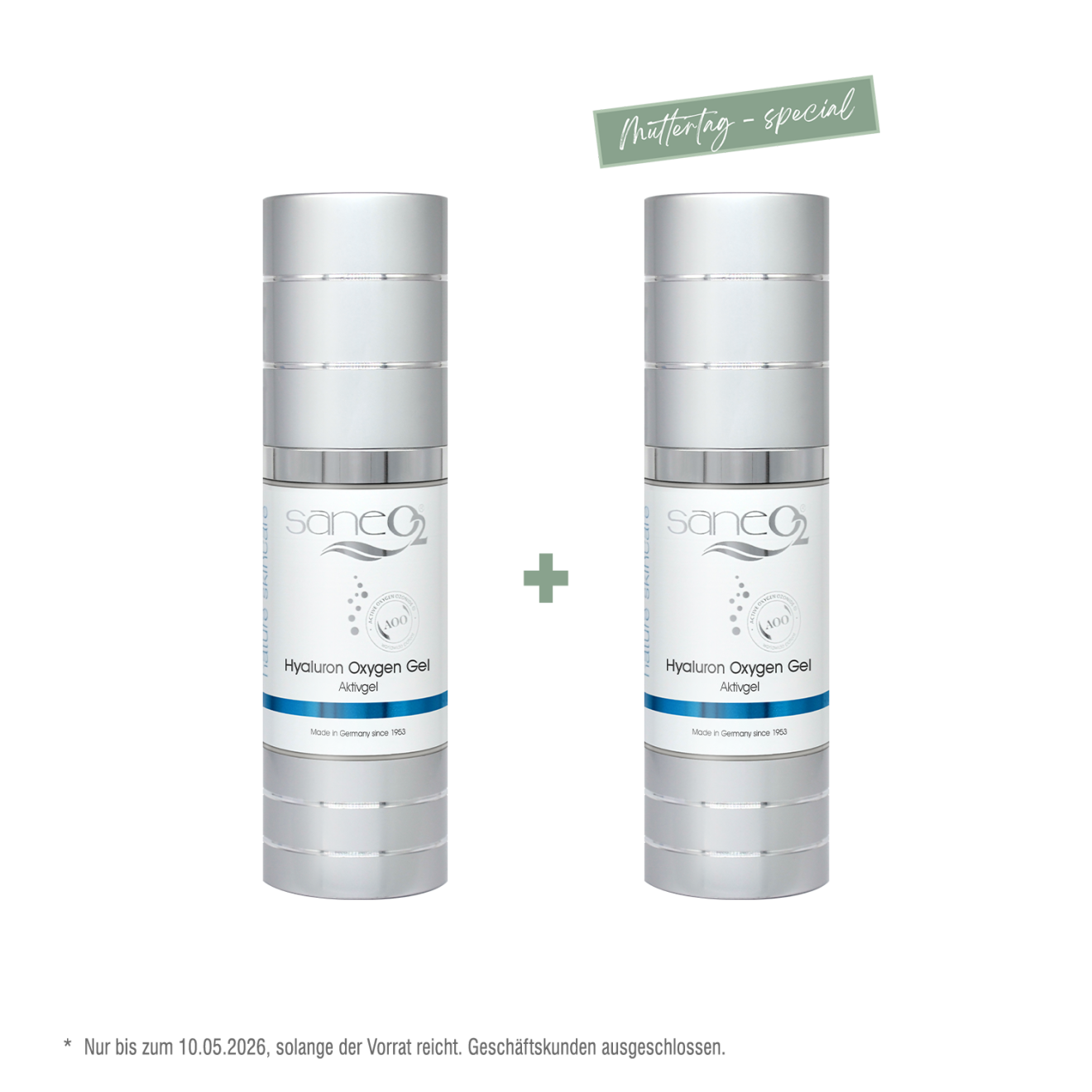 SaneO2® Hyaluron Oxygen Gel 30 ml - Aktivgel