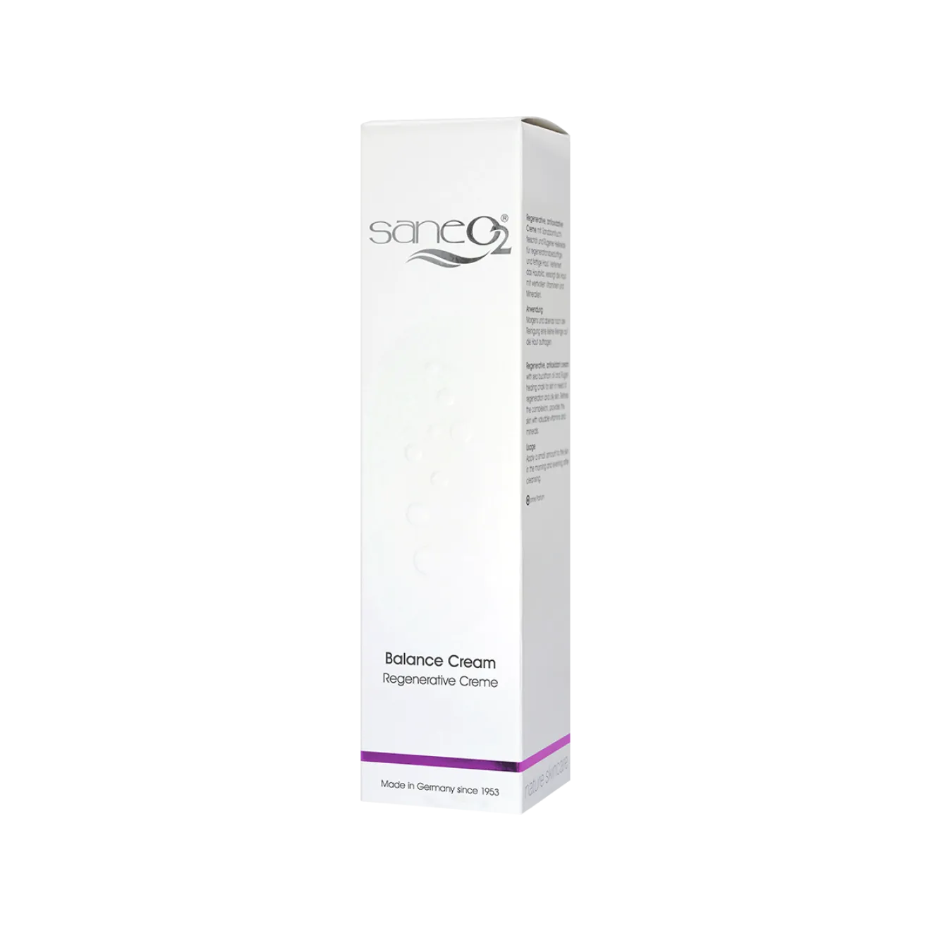 SaneO2® Balance Cream - Regenerative Creme
