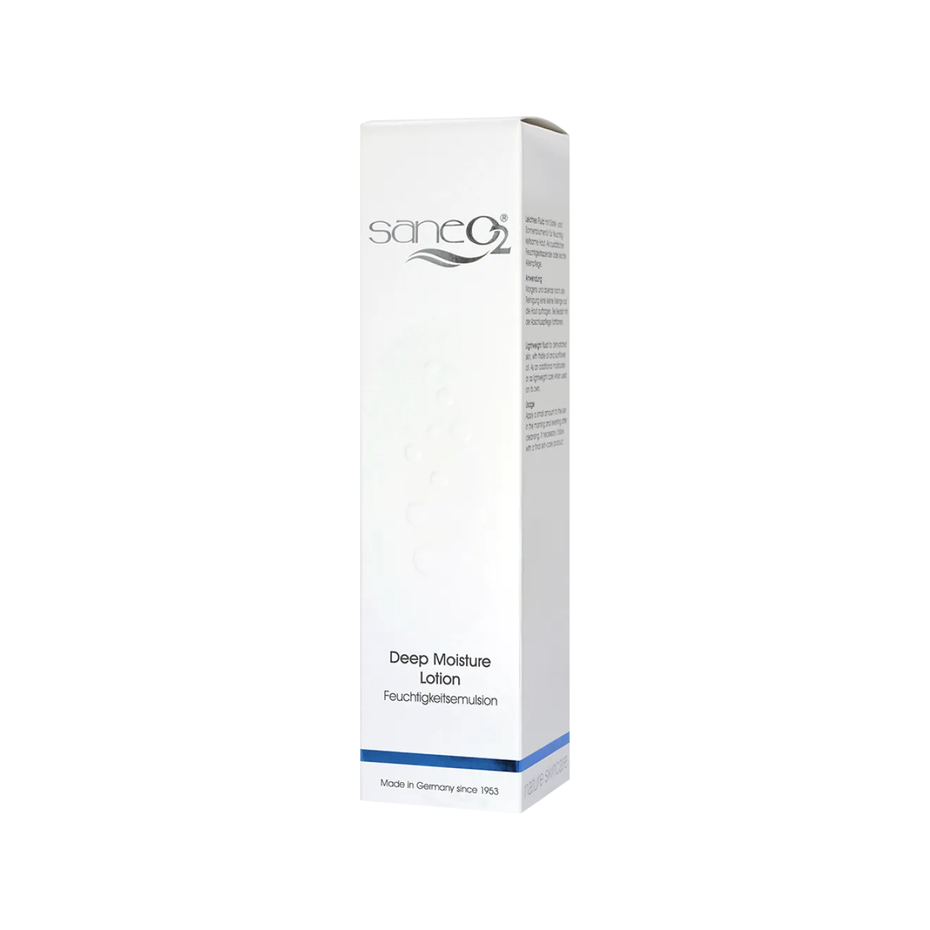 SaneO2 Deep Moisture Lotion Feutigkeitscreme
