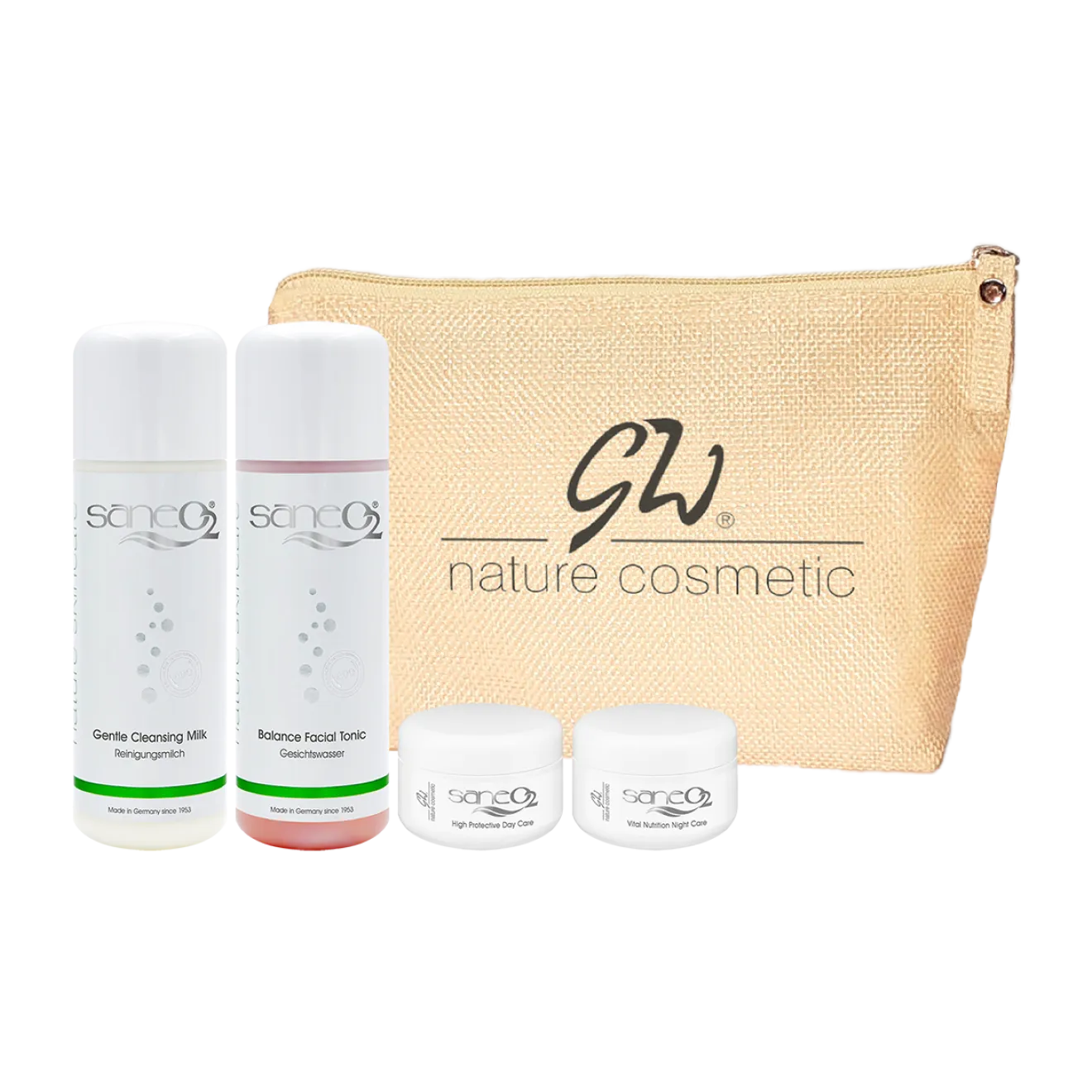 SaneO2® Starter Set für normale Haut Reiseset