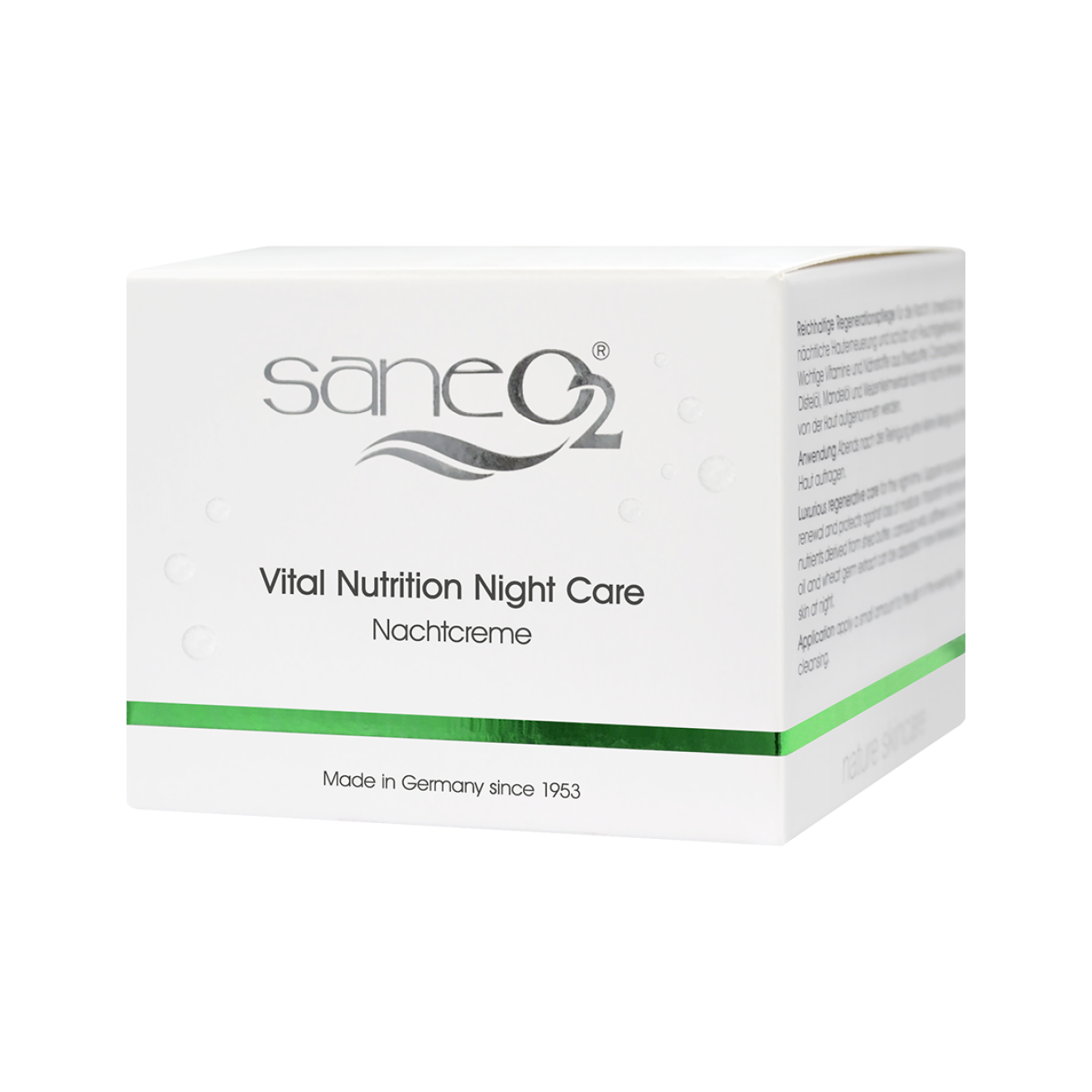 Saneo2, Night Care, Nachtcreme