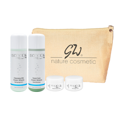 SaneO2® Reise & Starter Set für trockene Haut
